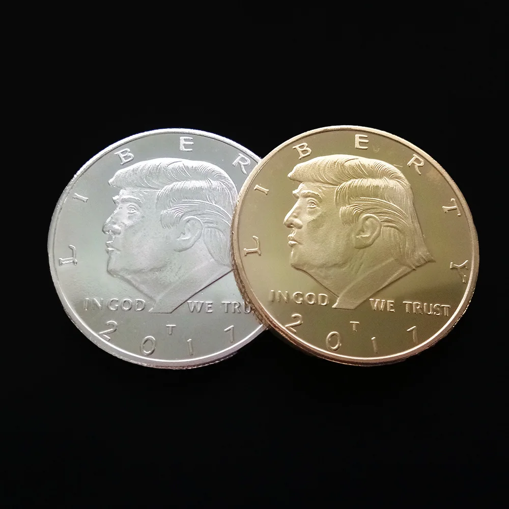 Liberty Us Donald Trump 2017 Moneta Commemorativa "In God We Trust" Monete Da Collezione