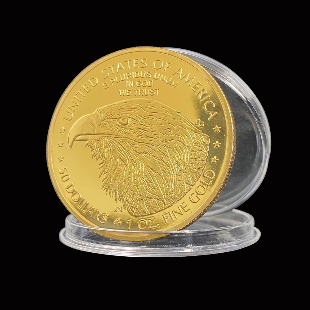 2022 One Oz Fine Gold E Multibus Unum The Liberty Us Coins Collection Gifts God Bless American Dropshipping