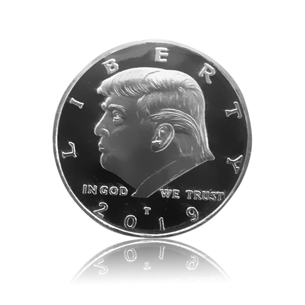 "In God We Trust" Monete Da Collezione Liberty Us Donald Trump 2019 Moneta Commemorativa