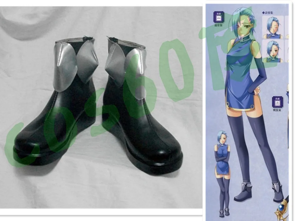 Koihime Musou Kakoen Black Scarpe Cosplay S008