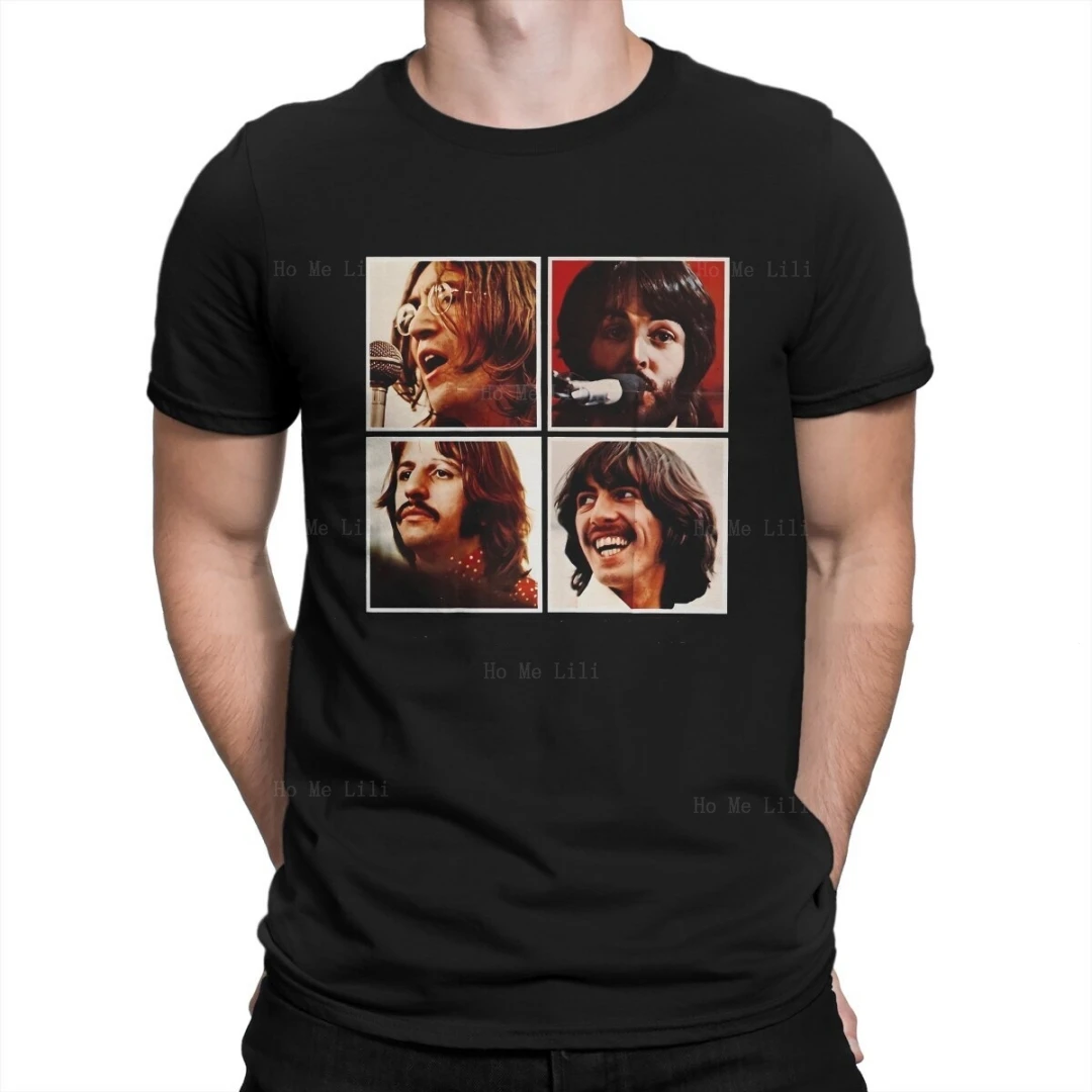 The Beatle Music Band Photoes Tshirt Homme Men Tees 6Xl 100% Cotone T Shirt Oversize