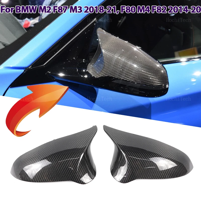 Tappi Per Specchietto Retrovisore Esterno In Vera Fibra Di Carbonio Per Bmw M2 E87 18-21, M3 F80 M4 F82 14-20 Guida A Sinistra