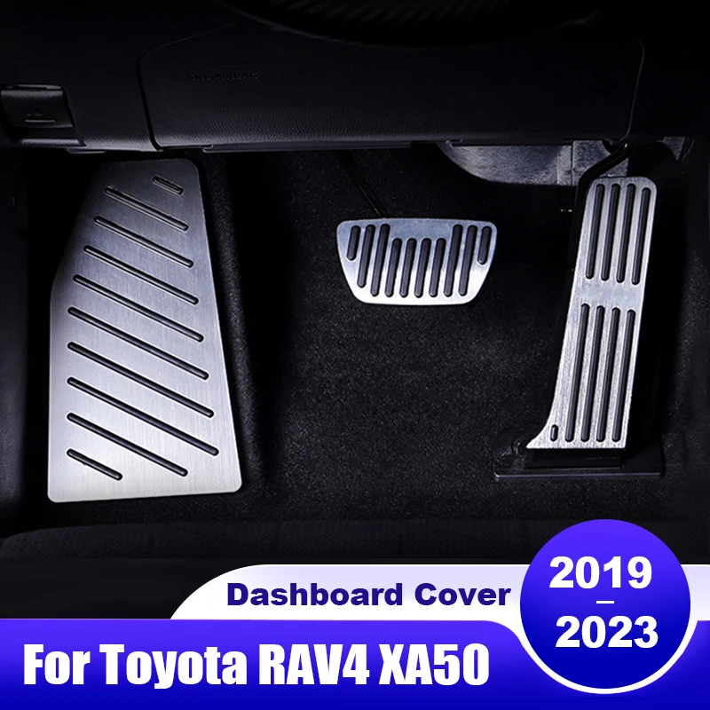 Per Toyota Rav4 Xa50 2019 2020 2021 2022 2023 Rav 4 Hybrid Car Accelerator Brake Pedal Cover Poggiapiedi Pedal Pad Accessori