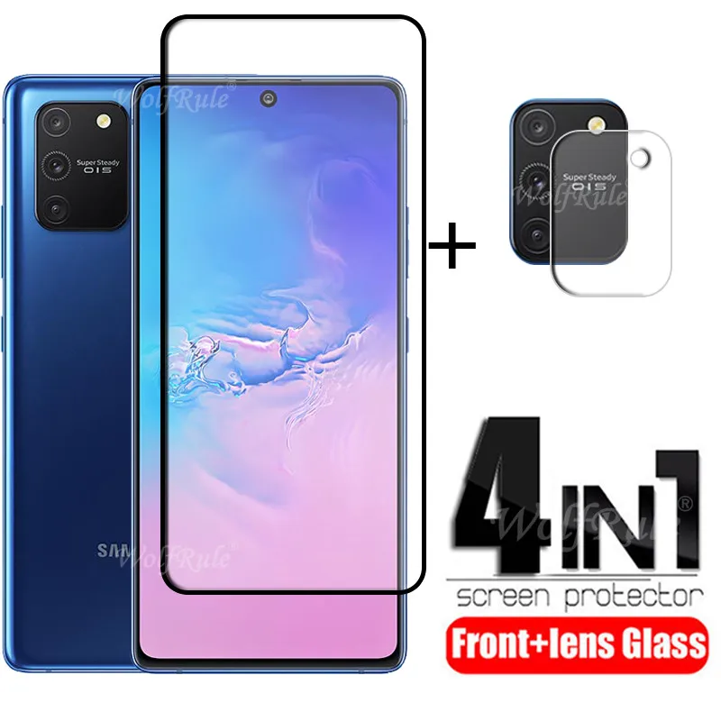 Vetro A Copertura Totale Per Samsung Galaxy S10 Lite Vetro Per Samsung S10 Lite Vetro Temperato Pellicola Hd Per Samsung S10 Lite Vetro Dell'Obiettivo