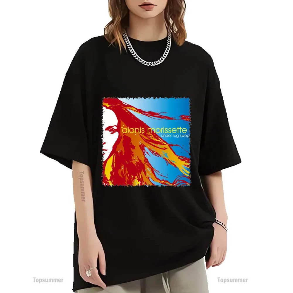 Sotto Il Tappeto Sweed Album T Shirt Alanis Morissette Tour T-Shirt Ragazzi Ragazze Gothic Rock Graphics Print T-Shirt Abbigliamento