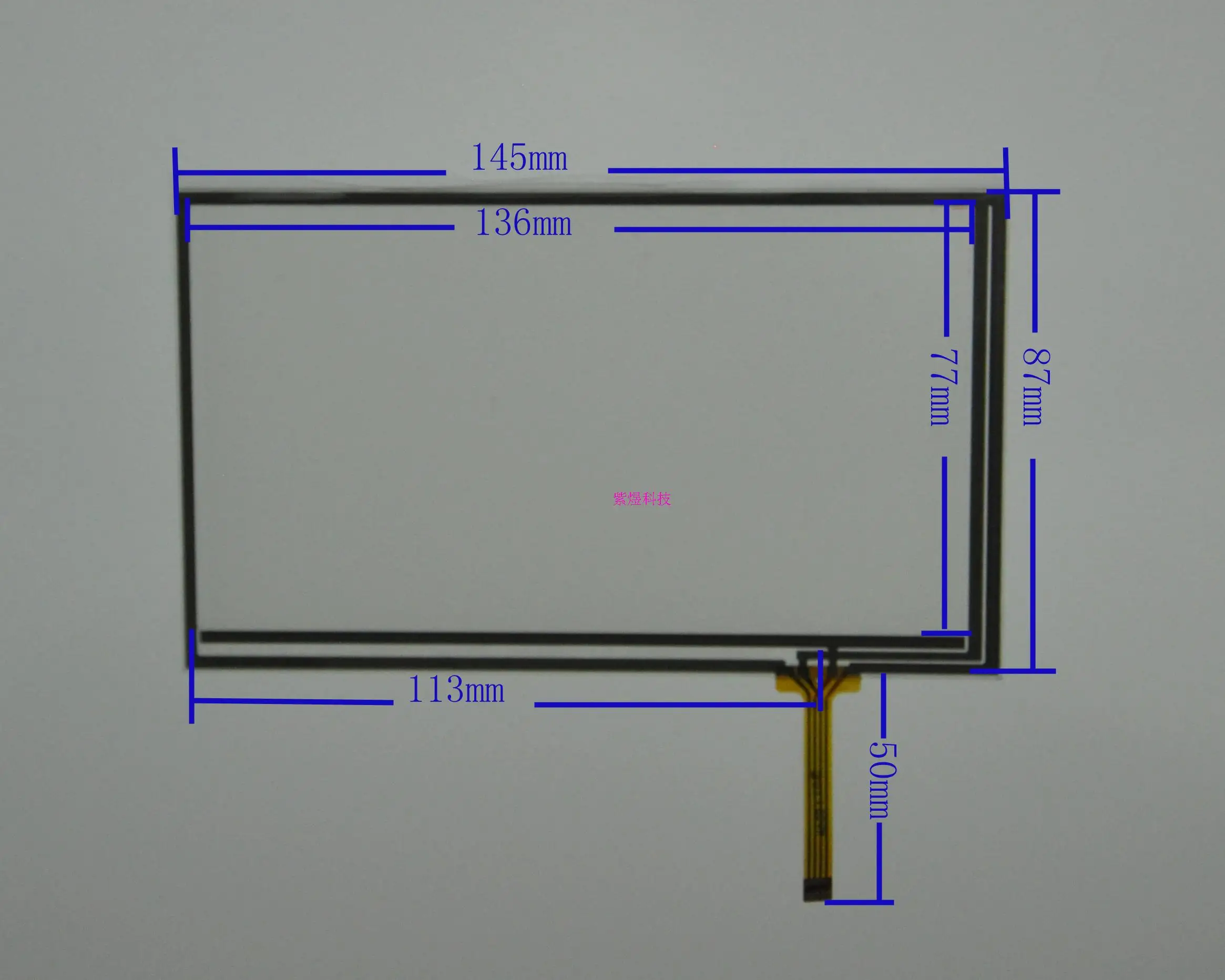 Touchscreen A Resistenza 145*87 A Quattro Fili Da 6 Pollici All'Ingrosso Compatibile Con Clarion Di Navigazione Gps Soling Universali