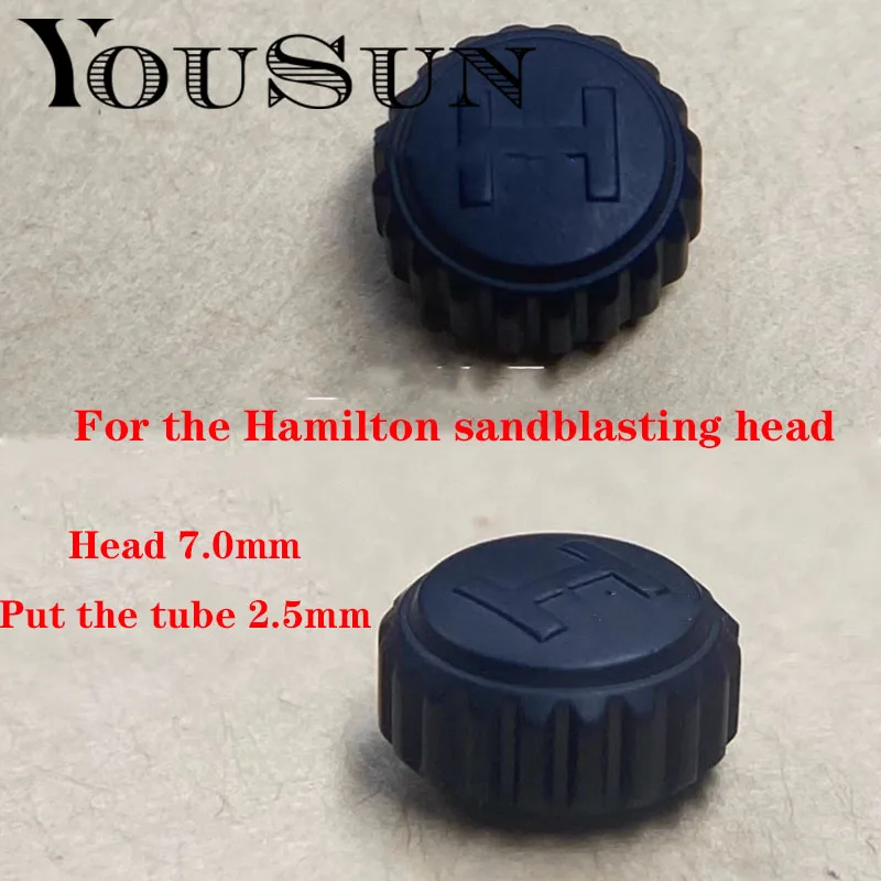 Per Hamilton Watch Head Sandblasted Black Handle Crown Accessorio Da 7.0Mm