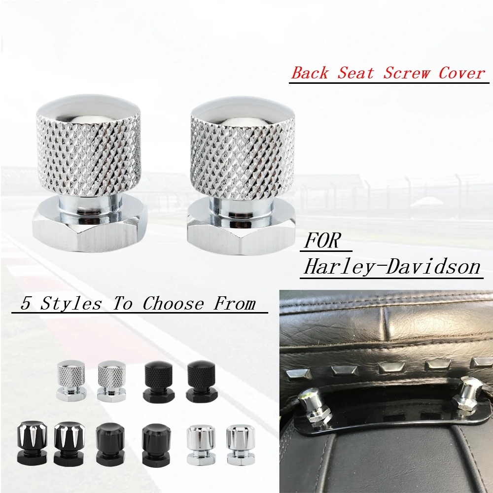 Per Harley Davidson Road King Cvo Softail Convertible Road Glide Moto Sedile Posteriore Vite Trim Cover Solo Montaggio Dado Bullone