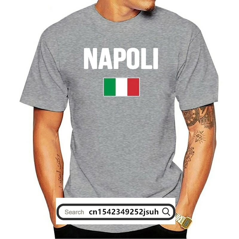 Nuova Moda Uomo Uomo T-Shirt T-Shirt Cotone Uomo Manica Corta T-Shirt Napoli T-Shirt Design Napoli Online