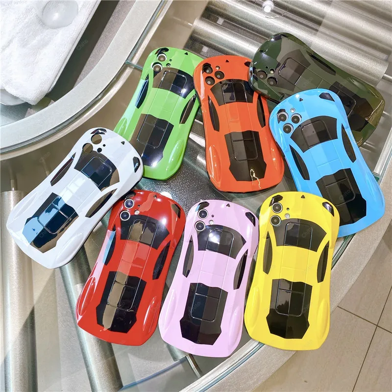Cool Sports Car Phone Case Per Iphone 1514 11 12 13 Pro Max Mini X Xs Xr 8 Plus Se Case 3D Car Supercar Cover Per Iphone Xr Case