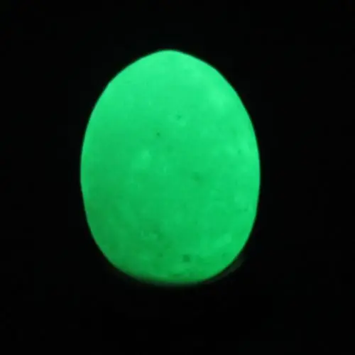 46Mm Green Glow Calcite Glow In The Dark Stone Ball Sfera Egg Healing