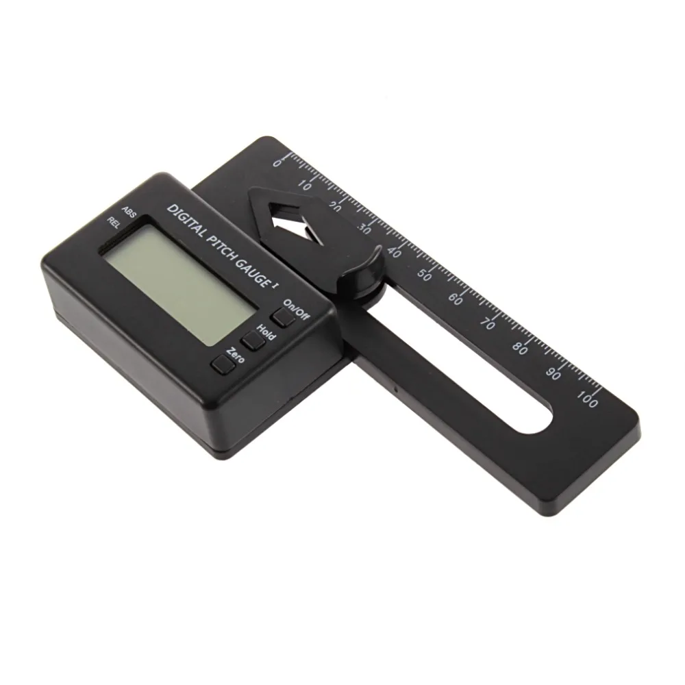 Nuovo Arrivo Rc Elicottero Digital Pitch Gauge Display Lcd Blades Grado Di Angolo Per Align Ap800 Trex 450-700 69Wd