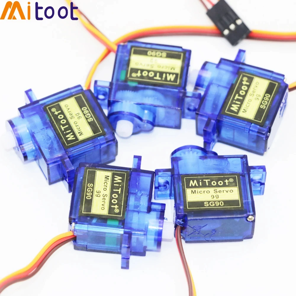 20 Pz/Lotto Mitoot Sg90 Mini Gear Micro Servo Per Rc Car Boat Elicottero Aereo Trex 450 All'Ingrosso