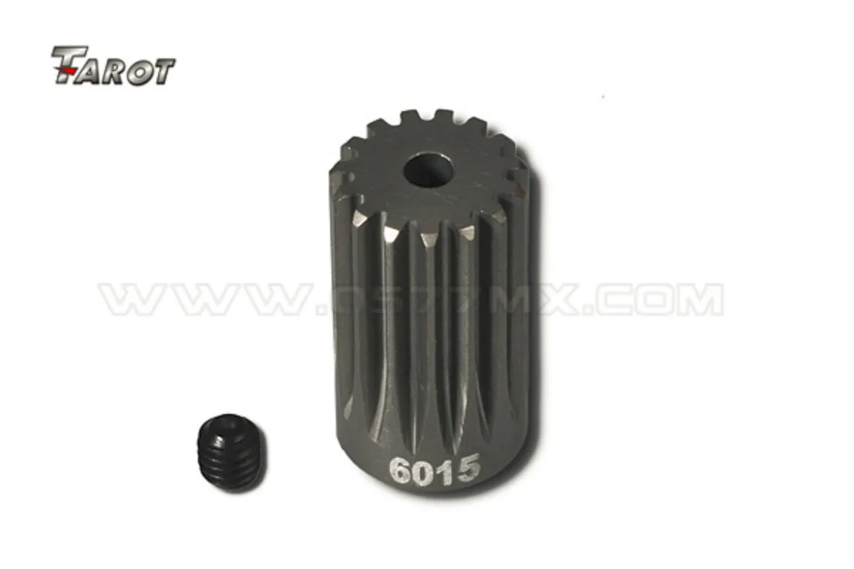 Pignone Motore In Metallo 15T Albero Motore 6Mm Per Align Trex 600E Elicottero