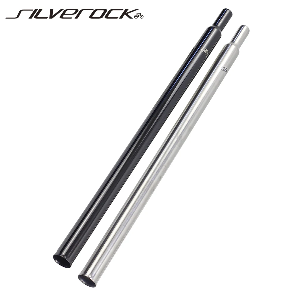 Reggisella Silverock In Titanio 31.8 535Mm 600Mm Per Pikes Brompton 3Sixty 360 Trifolding Bike Seat Post Tube 263G Parti Della Bici