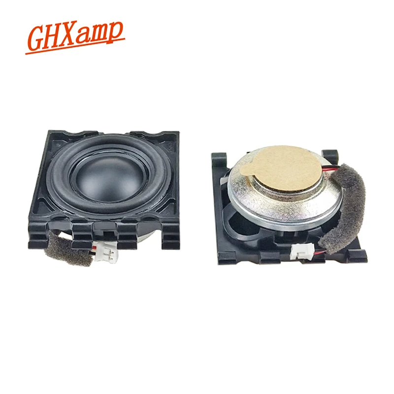 Ghxamp 4Ohm 15W Altoparlante Gamma Completa Appassionato Di Unità Di Altoparlante Rubidio Magnete Refit Car Audio Midrange Alti Driver 2Pcs