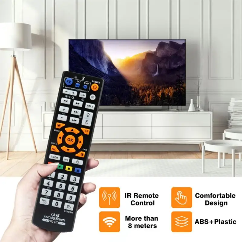 Nuovo L336 Apprendimento Telecomando Smart Ir Trasmettitore Tv Telecomando Per Tv Cbl Dvd Sat Stb Dvb Hifi Tv Box Vcr Str
