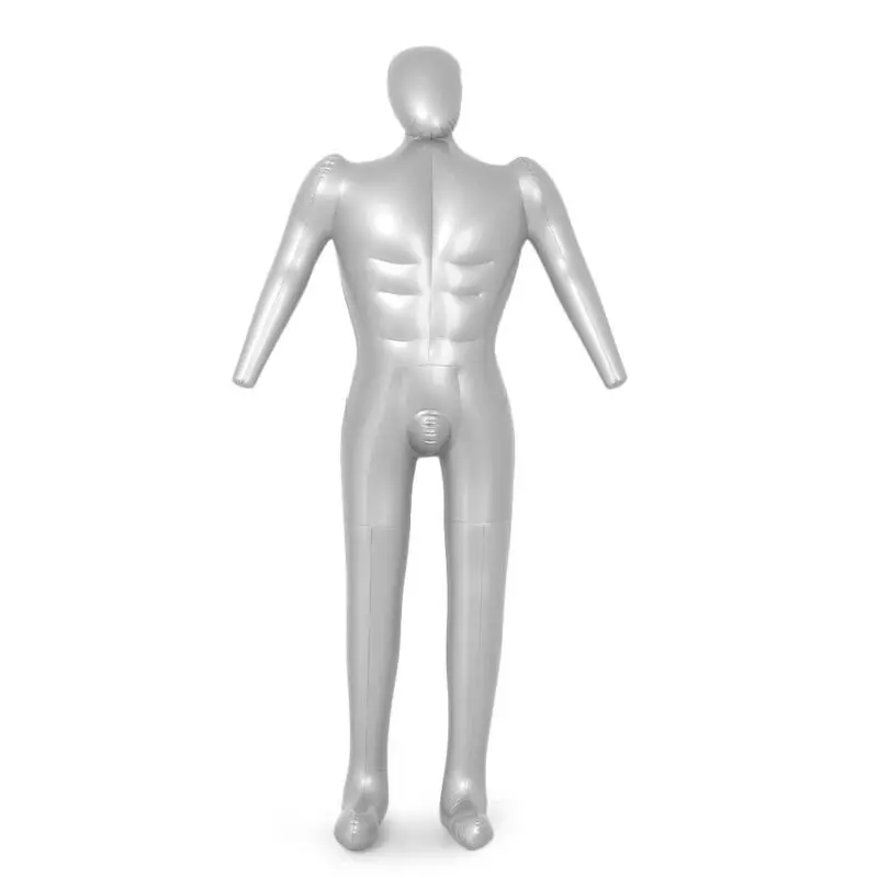 1 Pz Uomo Full Body Gonfiabile Manichino Maschio Manichino Torso Sarto Vestiti Modello Display Portatili Top Collane Display Al Dettaglio