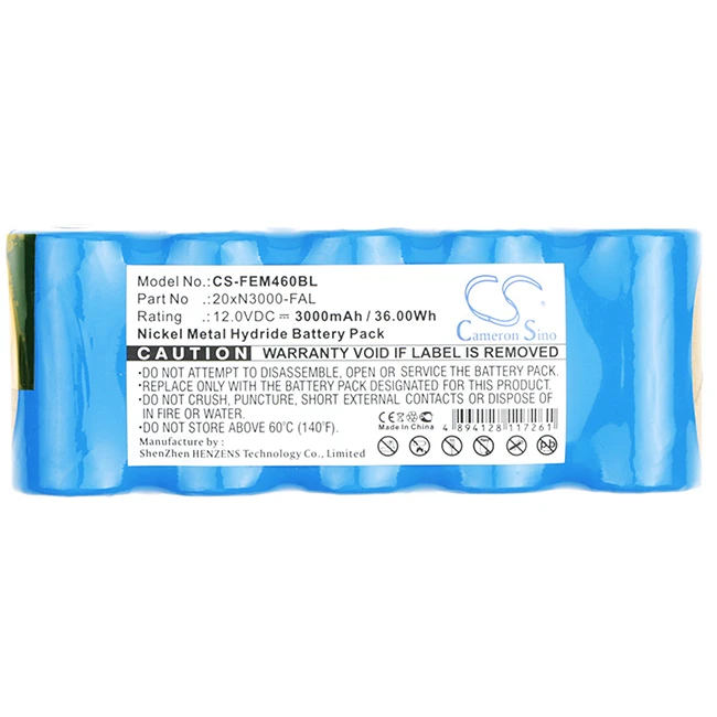Batteria Cs 3000Mah Per Carrelli Di Trasporto Falard Muslimem 460 Semoventi Radiocomandati Geismar