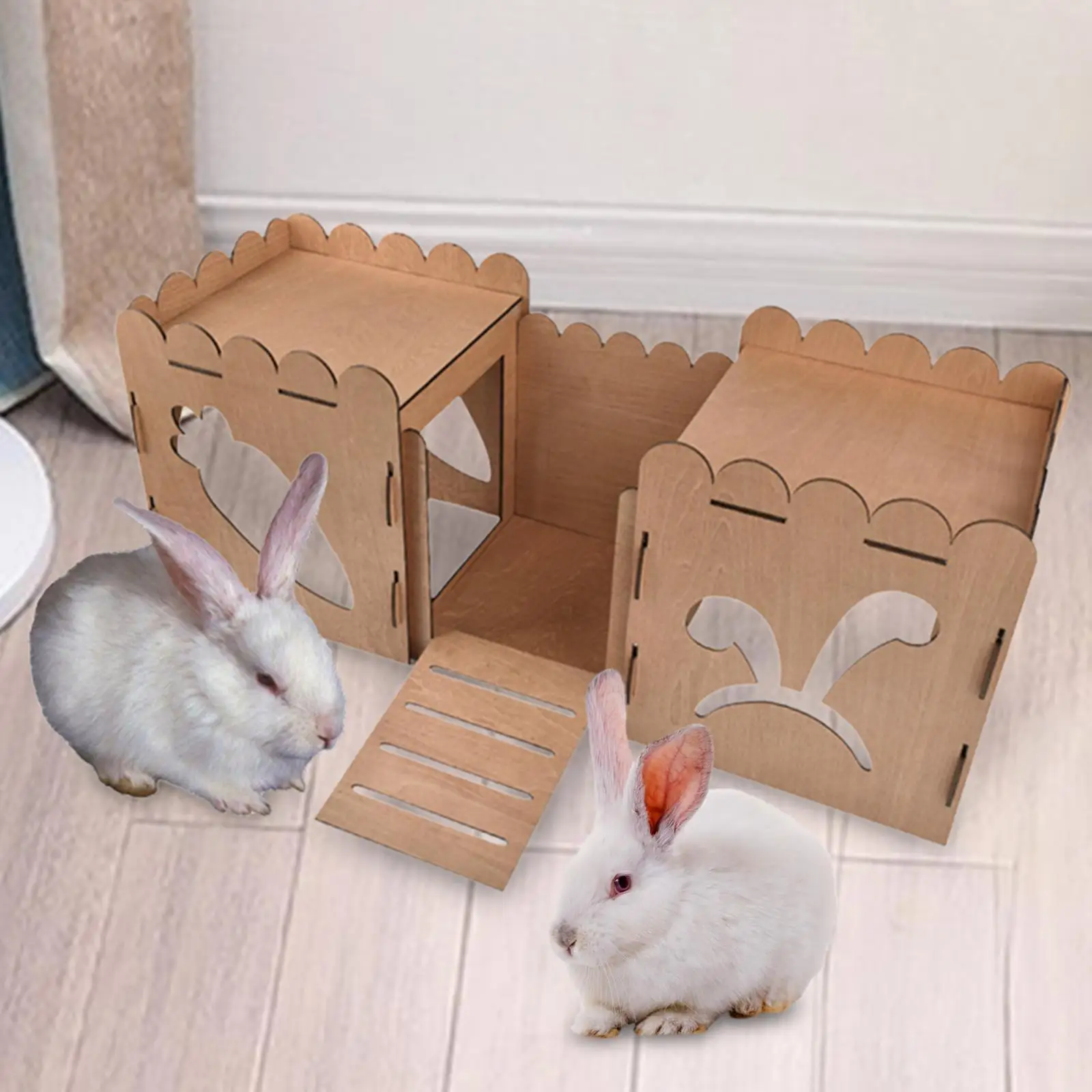Casa Per Criceti Letto Per Casa Per Piccoli Animali Con Scale Castello Di Coniglio In Legno Casa Per Il Riposo Dei Lemming Del Ratto Dello Scoiattolo 
