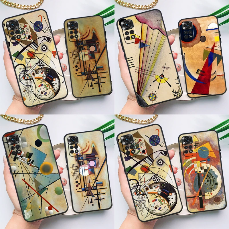 Custodia Astratta Wassily Kandinsky Per Xiaomi Redmi Note 12 11 10 9 8 Pro Note 8T 9S 10S 11S Redmi 10 10C 12C 9C Cover