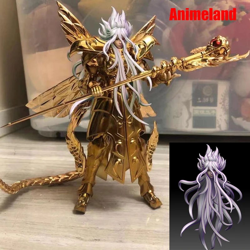 Saint Seiya Myth Cloth Ex Capo Intaglio Ophiuchus Odysseus Solamente Capelli The Lost Canvas/Lc 13 Cavaliere D'Oro Dello Zodiaco Figura