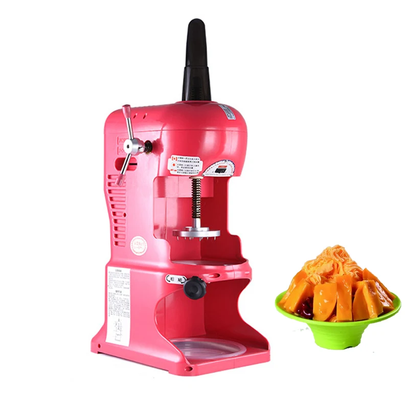 Tritaghiaccio Commerciale Elettrico 90 Kg/H Smoothie Maker Automatico Snow Ice Shaver Machine