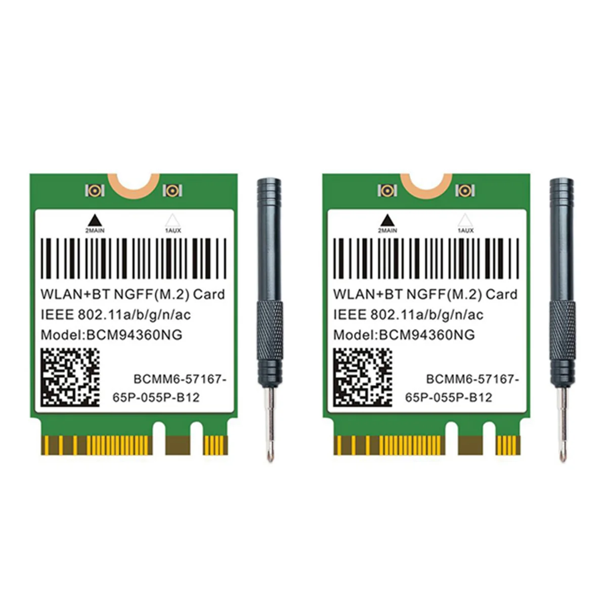 2X Dual Band 1200Mbps Bcm94360Ng Scheda Wifi Per Macos Hackintosh 802.11Ac Bluetooth 4.0 Adattatore Wireless Scheda Lan Di Rete