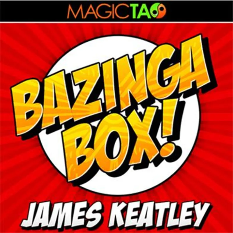 Bazinga Box (Gimmick E Istruzioni Online),Stage Magic,Close Up,Card Magic Props,Fun,Mentalism,Illusion