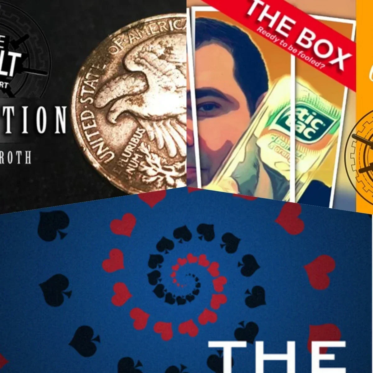 The Vault-Ritenzione Di David Roth,The Vault - The Box Di Mickael Chatelain, La Mano Vincente Di Rick Lax - Magic Tricks