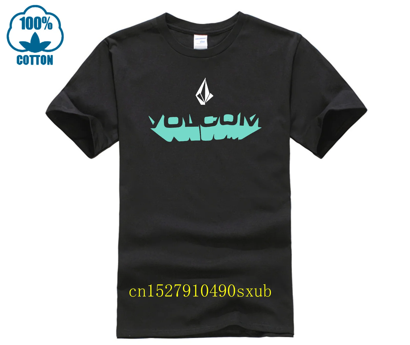 Maglietta Nera Volcom Shadow Stone