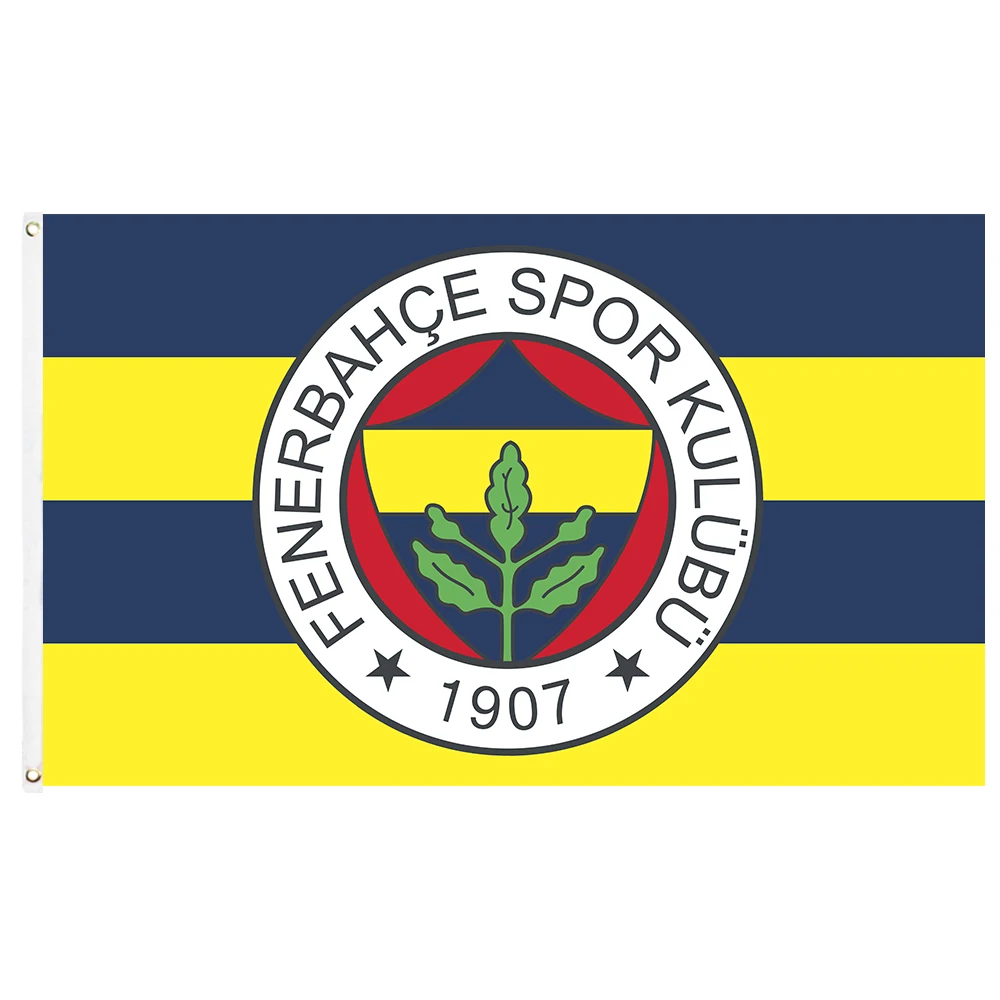 Flagcore 90 X150Cm Turchia Fenerbahce Sk 1907 Bandiera Blu Gialla
