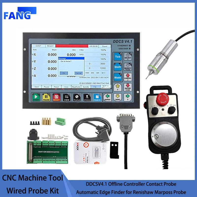 Kit Sonda Cablata Per Macchine Utensili Cnc Ddcsv4.1 Controller Offline Sonda Di Contatto Cercatore Automatico Di Bordi Per Sonda Renishaw Marposs