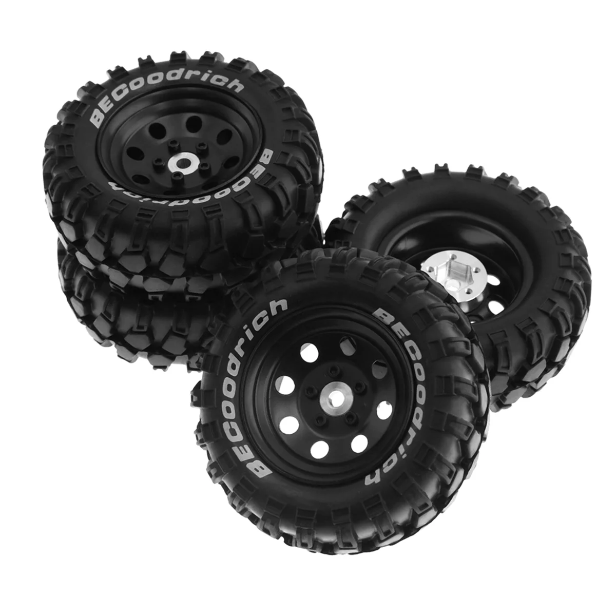 Per 1/10 Rc Crawler Car Traxxas, Adattatore 8 Fori 12Mm, Nero