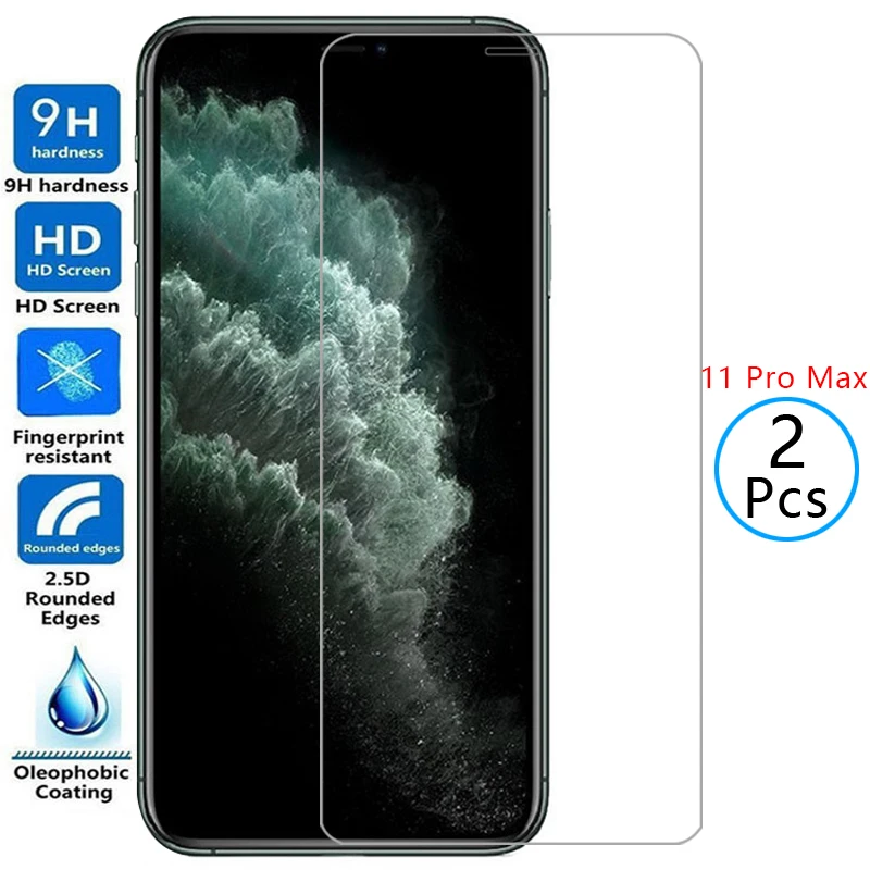 Vetro Temperato Protettivo Per Iphone 11 Pro Max Screen Protector On I Phone 11Promax 11Pro Mas Safety Film Aphone Aiphone Iphon