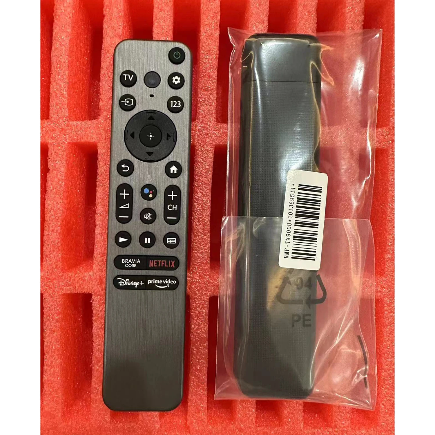 Rmf-Tx900U Telecomando Vocale Per Sony Smart Hd Tv Xr-77A80K Xr-77A83K Xr-77A84K Xr-85X90K Xr-85X95K Xr-75Z9K Con Retroilluminazione