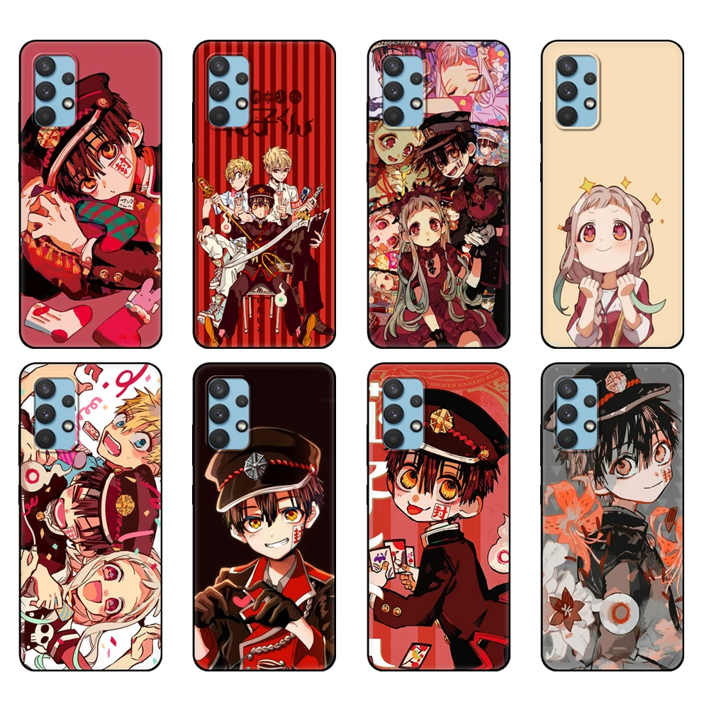 Custodia In Tpu Nera Per Samsung Galaxy A32 A42 A52 A72 4G 5G S21 Plus Cover Posteriore Ultra Anime Hanak-Kun