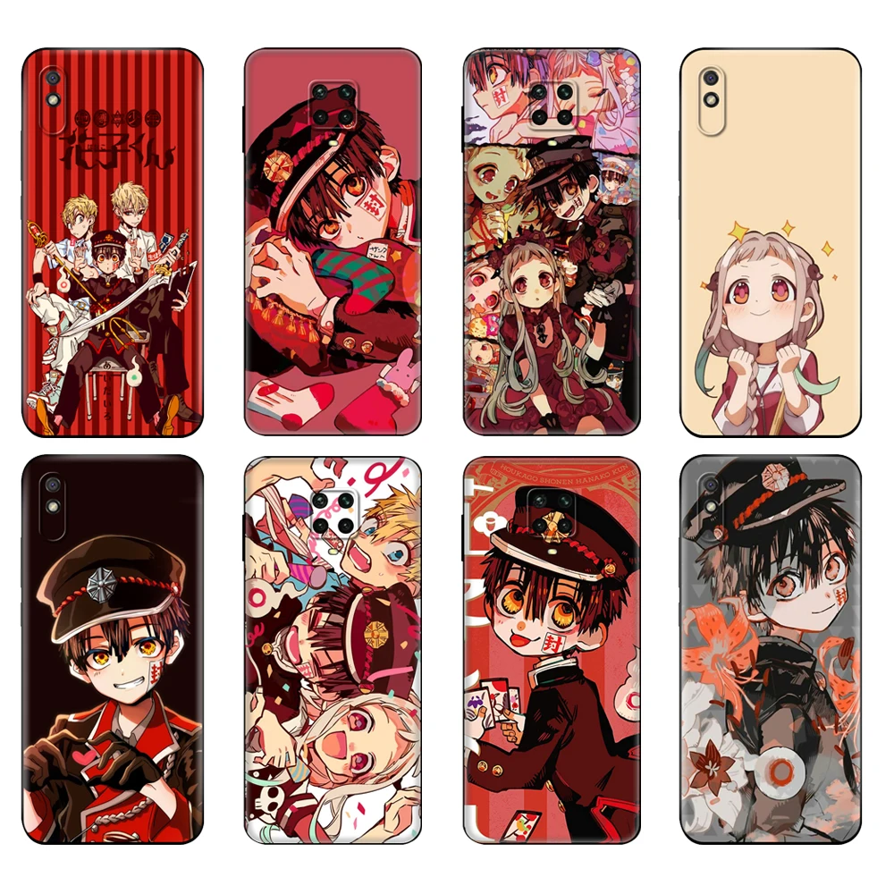 Custodia In Tpu Nera Per Xiaomi Redmi 7A 8 8A 9 9A 9C Custodia Redmi Note 8T 8 Pro T Note 9 9S 9 Pro Custodia Anime Toilette Hanak-Kun