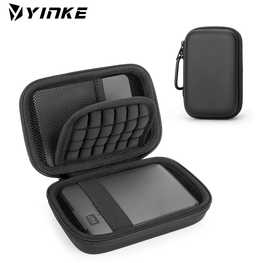 Yinke Hard Disk Esterni Hdd Custodia Da Viaggio Per Seagate Wd Elements Toshiba Canvio Custodia Protettiva Portatile