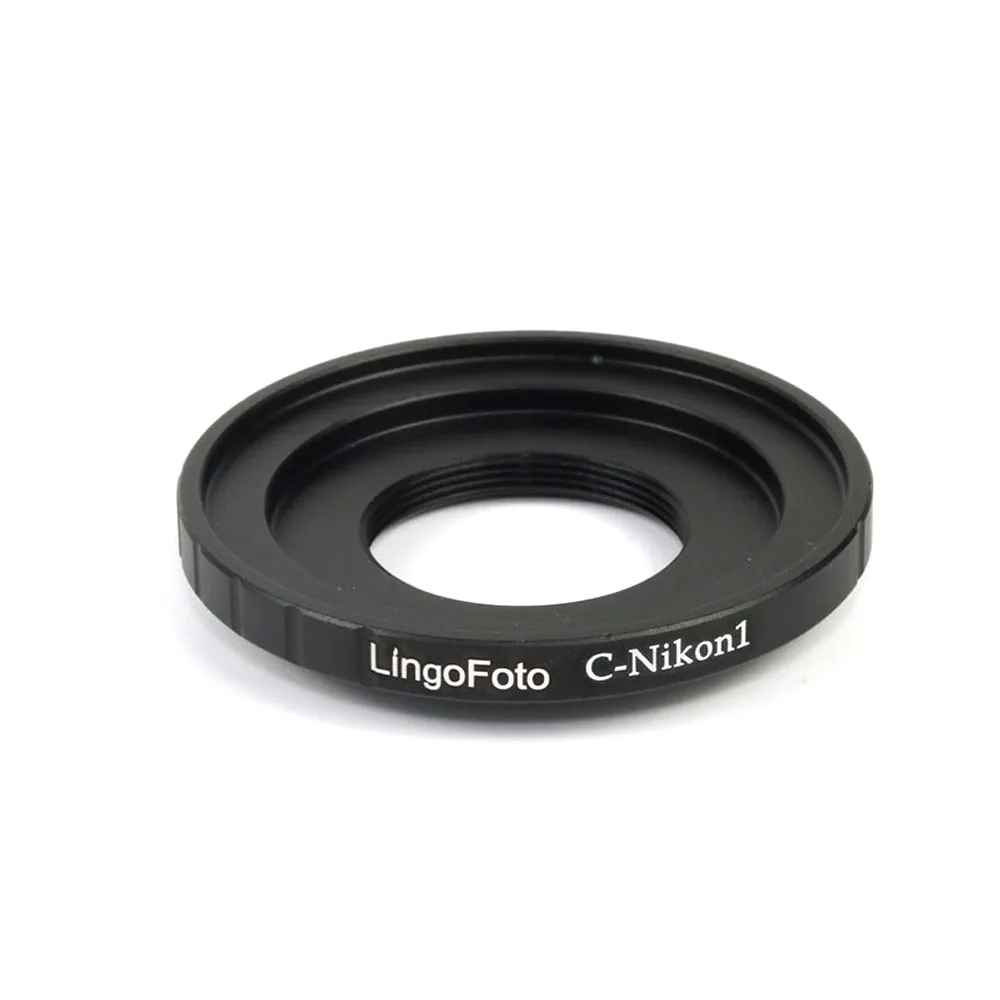 Lingofoto C-Nikon 1 Anello Adattatore Di Montaggio Per Obiettivi Con Attacco C Per Fotocamera Nikon 1 Mount Serie Nikon1 J/V/S