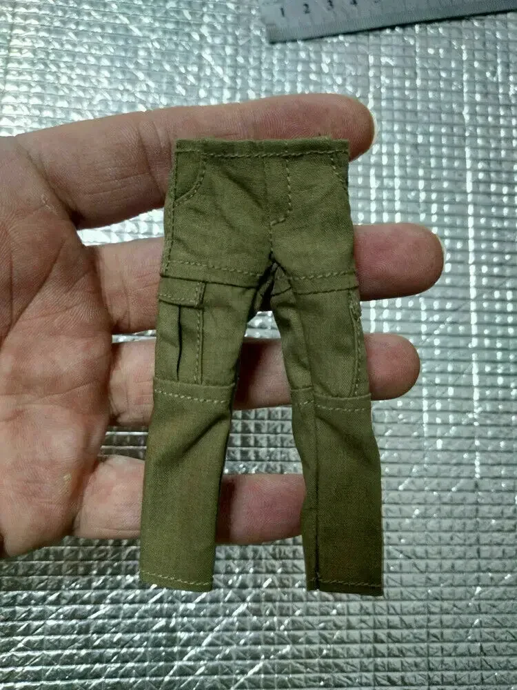 F5-2 1/12 Custom Army Green Pants Model Per 6 "Ss Dam Shf Mezco 3Atoys Doll