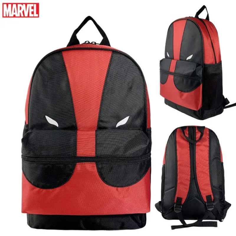 Marvel Anime Movies Deadpool Printing Zaino Avengers Cosplay Outdoor Motion Travel Student Supplies Zainetto Regali Di Compleanno