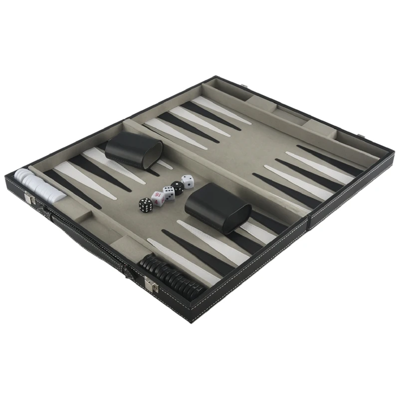 Set Di Backgammon-Set Di Backgammon Classici Da 14.75 Pollici Per Adulti Gioco Da Tavolo Per Set Di Backgammon Antichi Set Di Giochi Per Famiglie