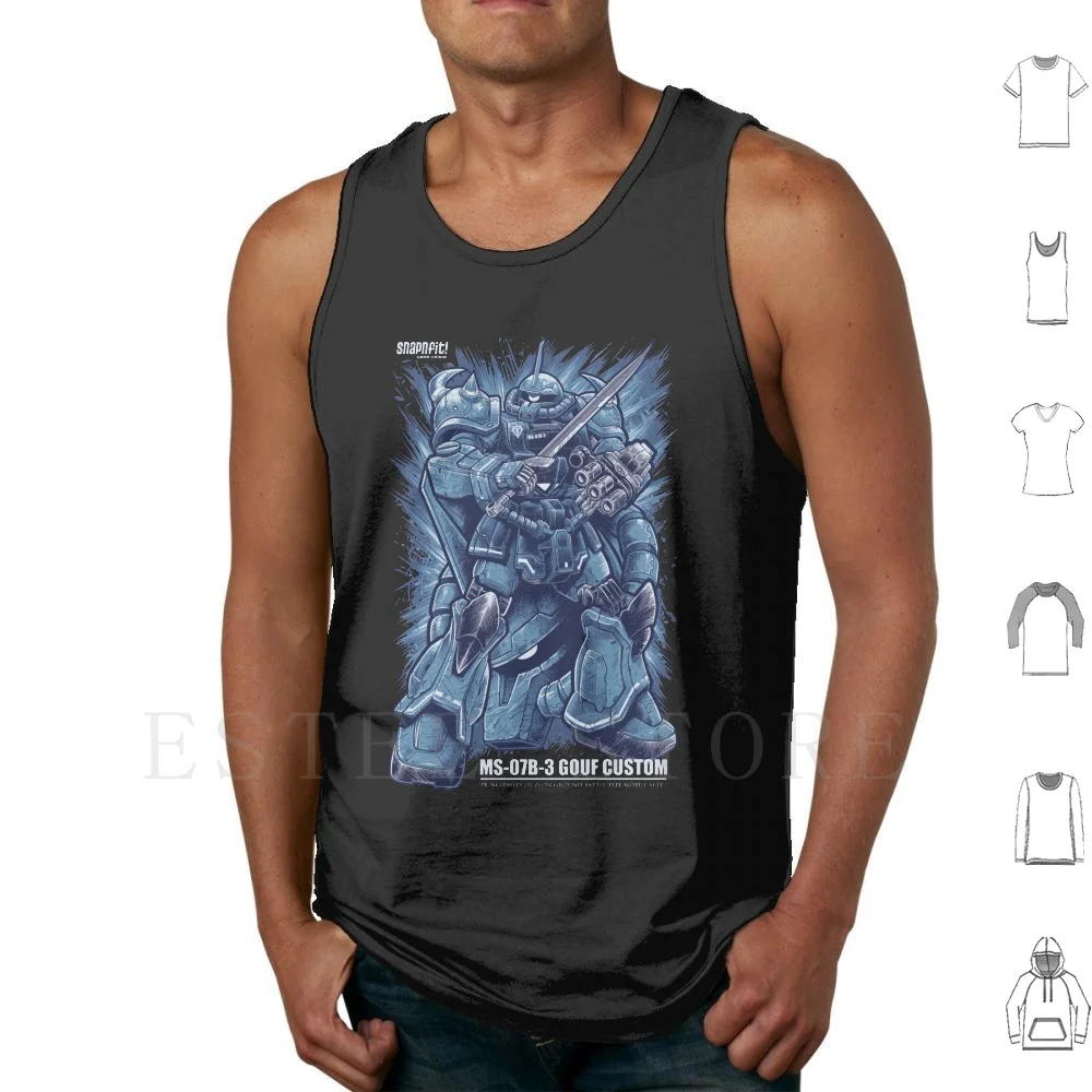 Gouf Custom Tank Tops Vest Gouf Custom Strike Rx 78 Robot Gunpla Rx 78 Rx78 Strike Sinanju Sinanju Titans Robot Robot