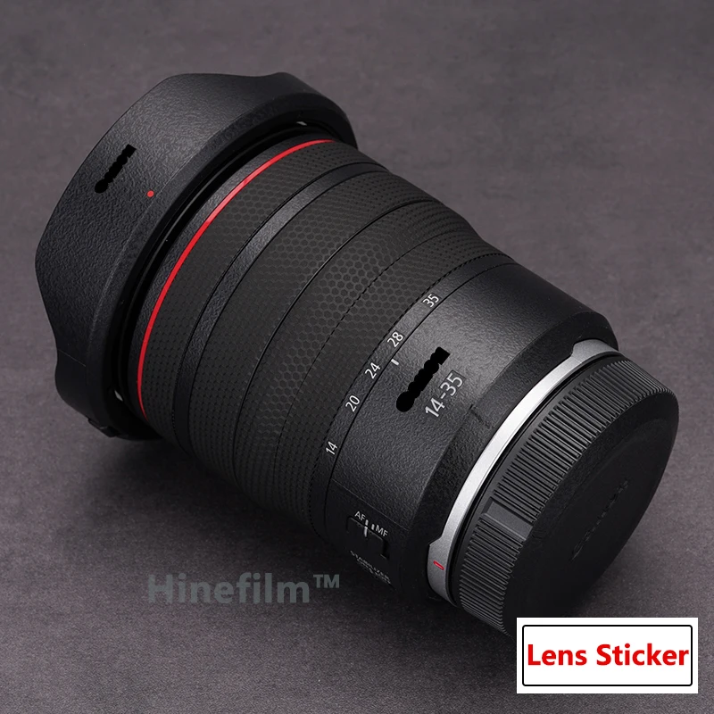 Per Canon Rf14-35F4 Lens Sticker 14-35 F4 Wrap Cover Skin Per Canon Rf14-35Mm F4 L Is Usm Lens Decal Anti-Scratch Protector Coat