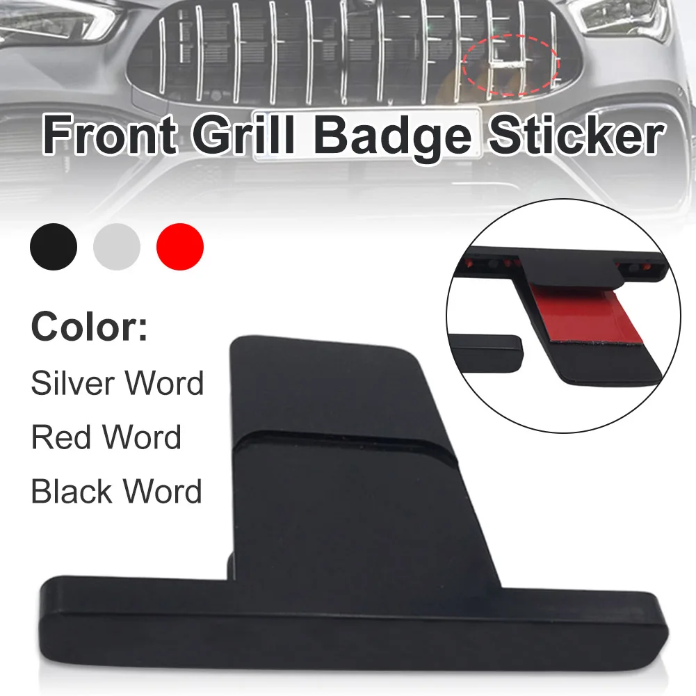 Abs Car Front Grill Badge Griglia Emblema Adesivo Per Mercedes Benz Amg Logo W212 W213 W202 W211 W176 W210 W205 Gla Glc Cls Glk