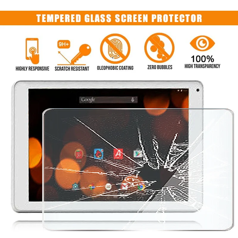 Per Argos Bush Spira B1 Pellicola Proteggi Schermo In Vetro Temperato Da 10 "Per Tablet