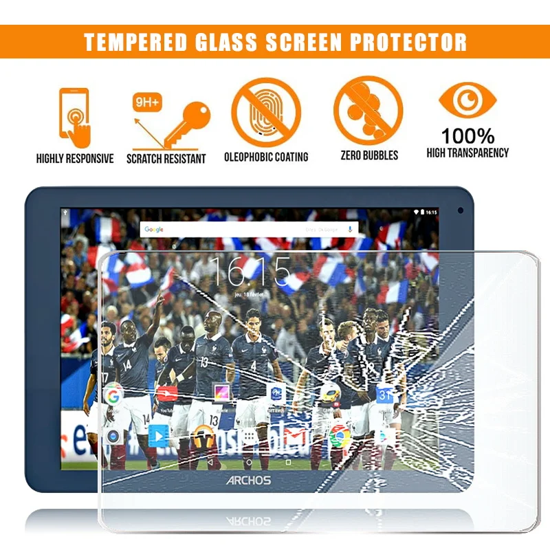 Per Archos 101D Platinum Tablet Pellicola Proteggi Schermo In Vetro Temperato 9H Premium Antigraffio