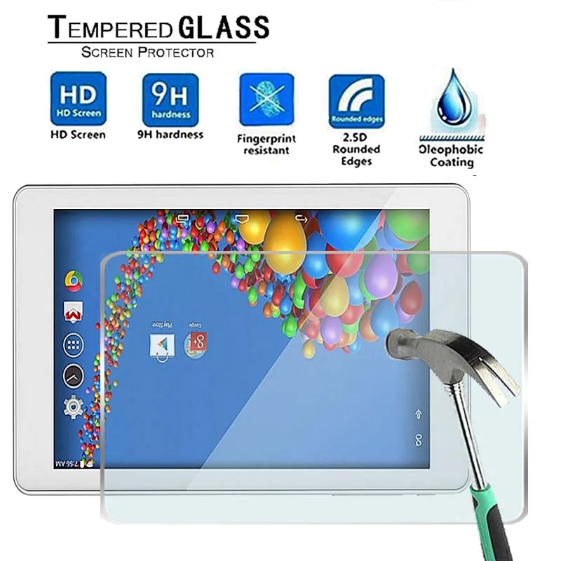 Per Argos Bush Breezie 10 "-Premium Tablet 9H Pellicola Proteggi Schermo In Vetro Temperato Ultra Trasparente