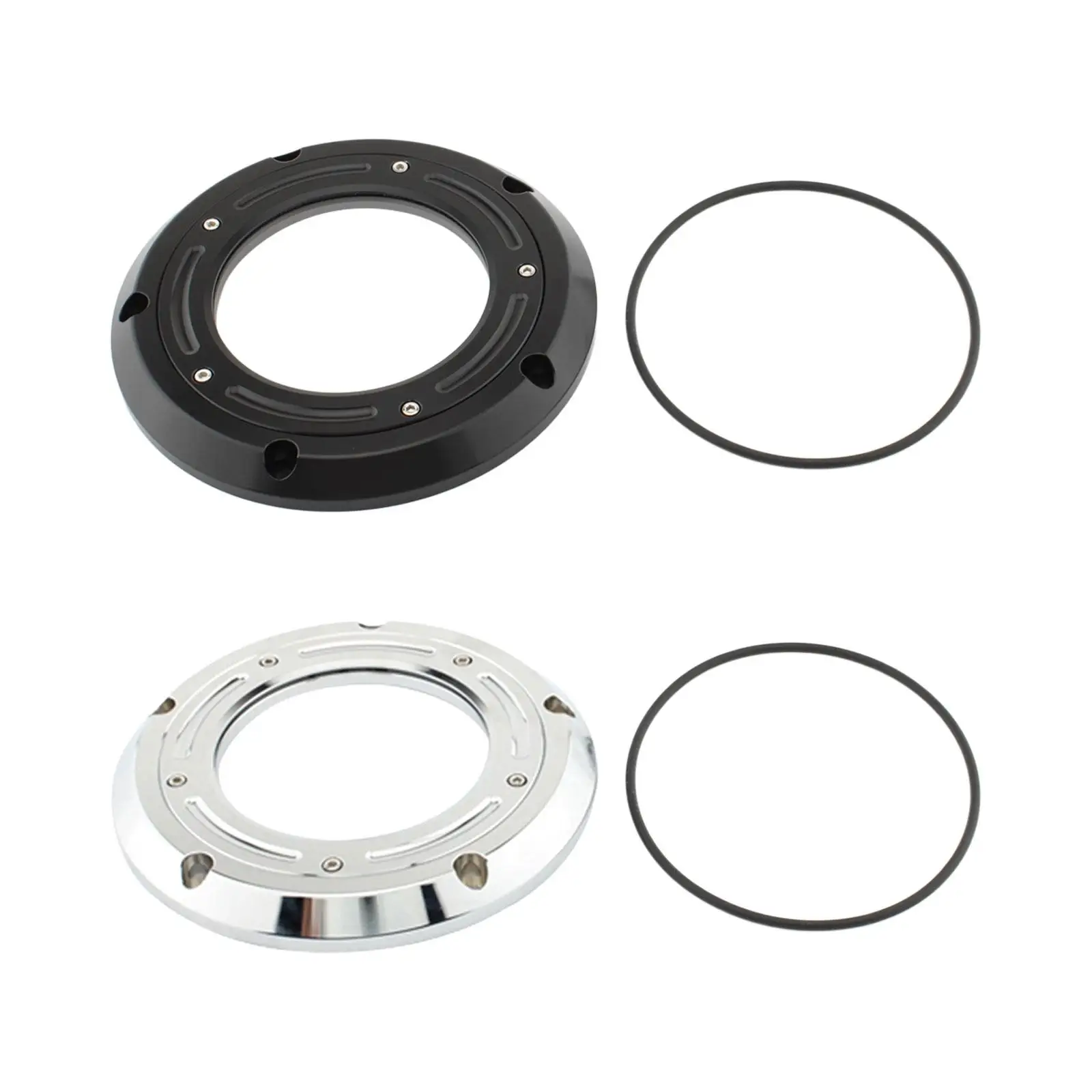 Moto Frizione Derby Cover Premium Metal Per Harley-Davidson Flhrci Road King Classic Flhtcutg Tri Glide Ultra Classic